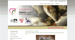 Desktop Screenshot of omega3kapr.cz